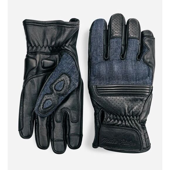 New. Indie Ridge denim on black leather. XXL Retails $84 - Picture 1 of 6